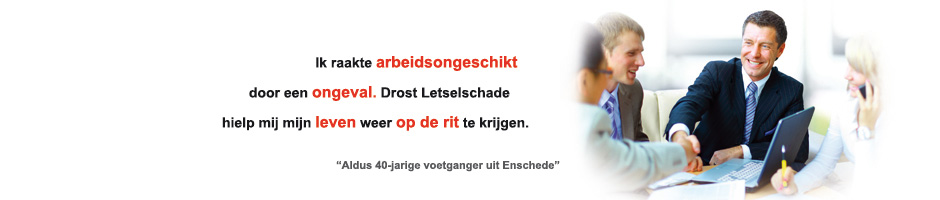 Ik raakte arbeidsongeschikt door een ongeval. Drost Letselschade hielp mij mijn leven weer op de rit te krijgen.