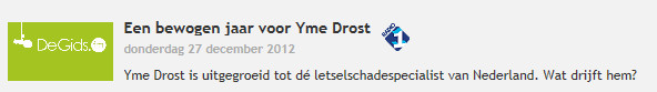 Yme Drost dé letselschadespecialist van Nederland