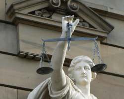 vrouwe justitia